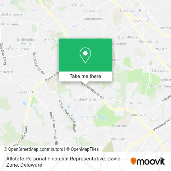 Allstate Personal Financial Representative: David Zane map