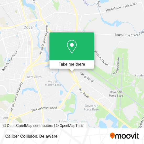 Caliber Collision map