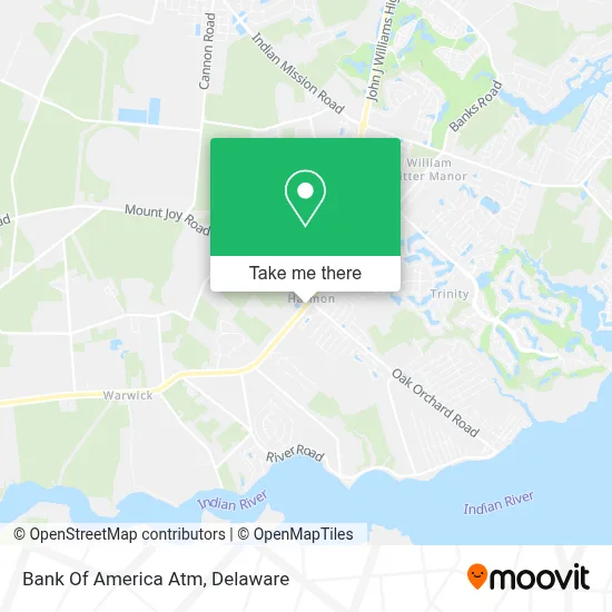 Bank Of America Atm map