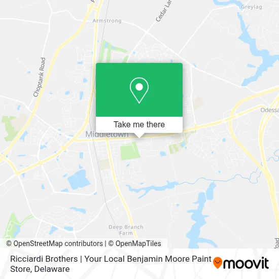 Ricciardi Brothers | Your Local Benjamin Moore Paint Store map