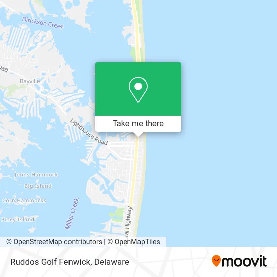 Ruddos Golf Fenwick map