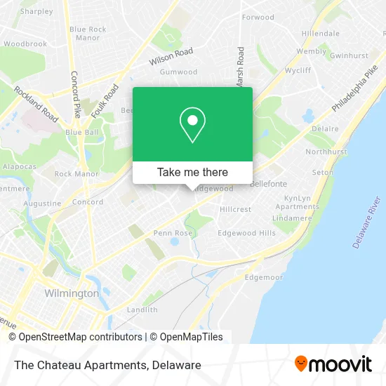 The Chateau Apartments map