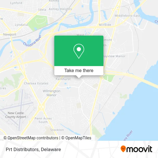 Prt Distributors map