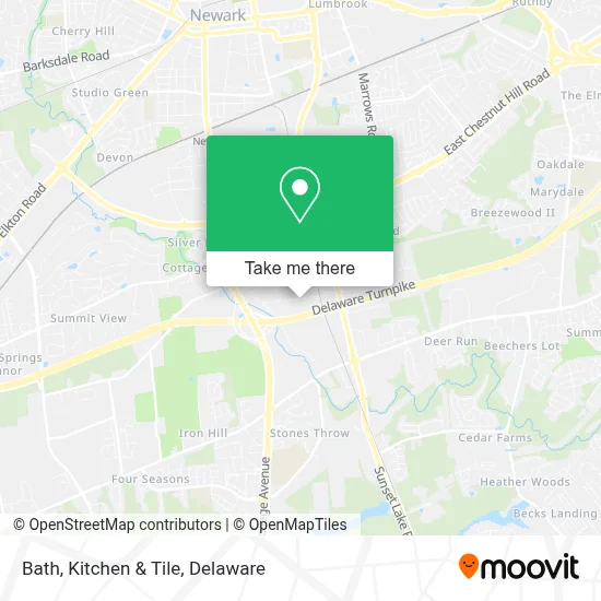 Bath, Kitchen & Tile map