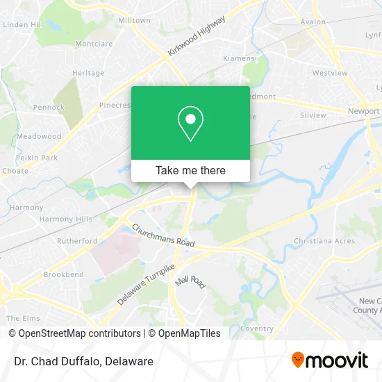 Dr. Chad Duffalo map