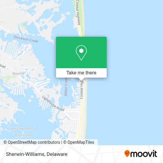 Sherwin-Williams map