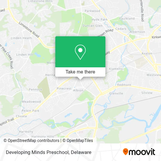 Developing Minds Preschool map