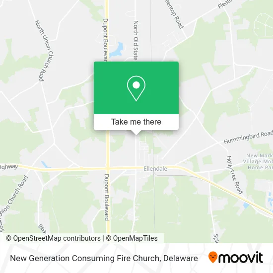 New Generation Consuming Fire Church map