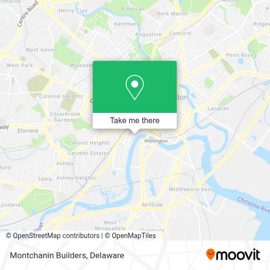 Montchanin Builders map