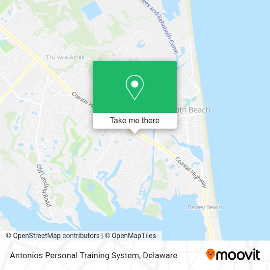 Antonios Personal Training System map