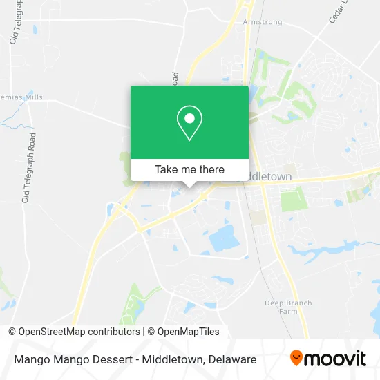 Mango Mango Dessert - Middletown map