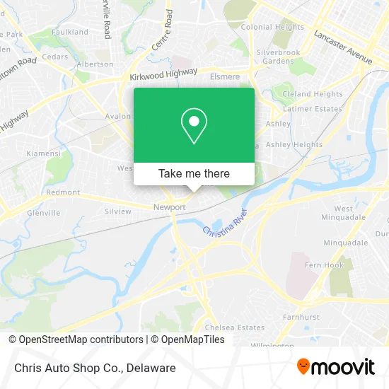 Chris Auto Shop Co. map