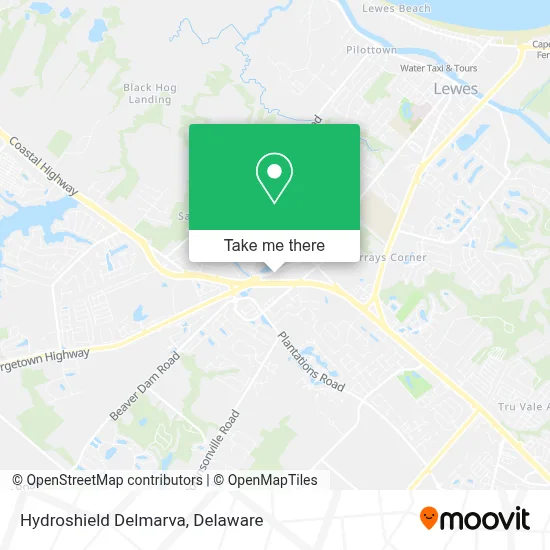 Hydroshield Delmarva map