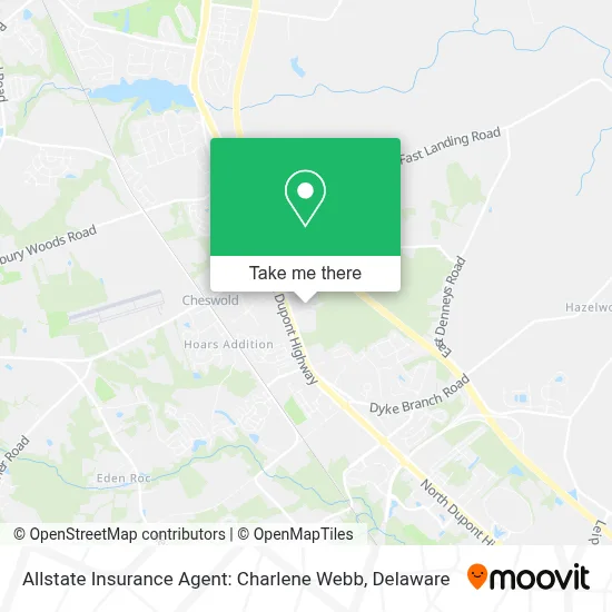 Allstate Insurance Agent: Charlene Webb map