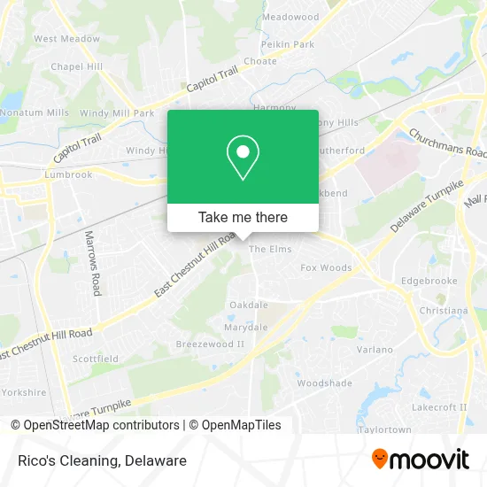 Rico's Cleaning map