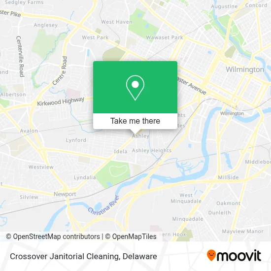 Crossover Janitorial Cleaning map