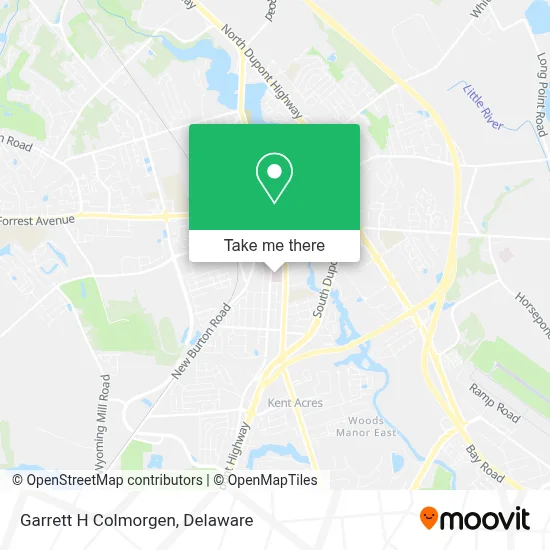 Garrett H Colmorgen map
