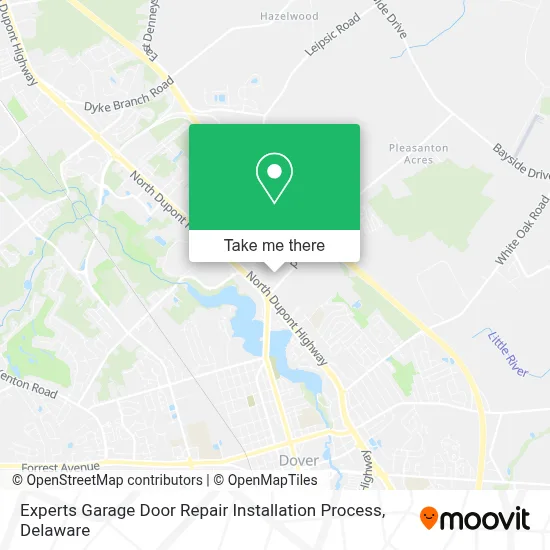 Experts Garage Door Repair Installation Process map