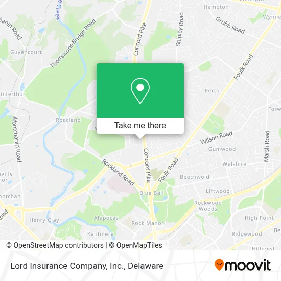 Lord Insurance Company, Inc. map