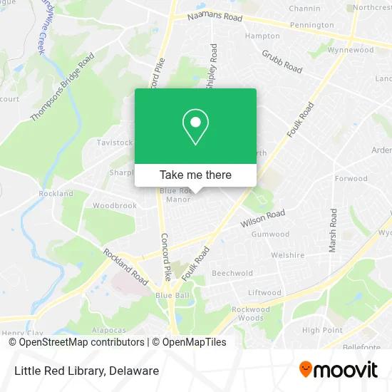 Little Red Library map