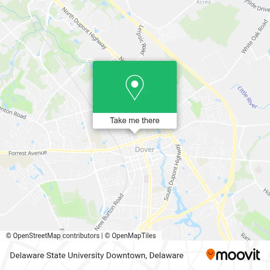 Delaware State University Downtown map