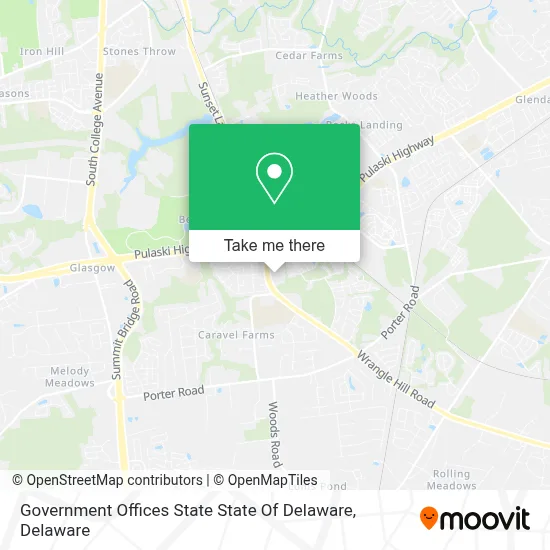 Government Offices State State Of Delaware map