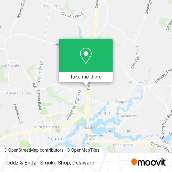 Oddz & Endz - Smoke Shop map