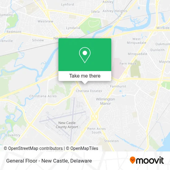 General Floor - New Castle map
