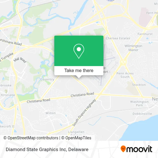 Diamond State Graphics Inc map