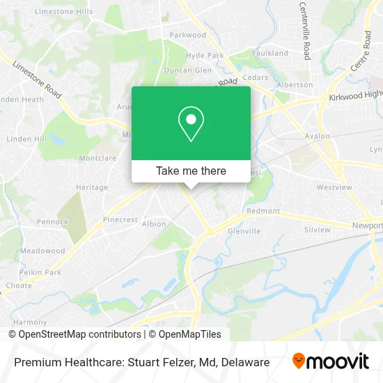 Premium Healthcare: Stuart Felzer, Md map