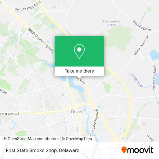 First State Smoke Shop map
