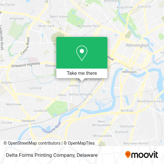 Delta Forms Printing Company map