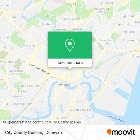 City County Building map
