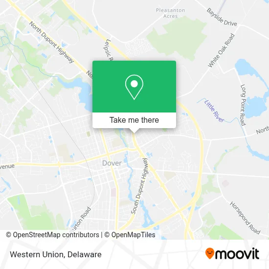 Western Union map