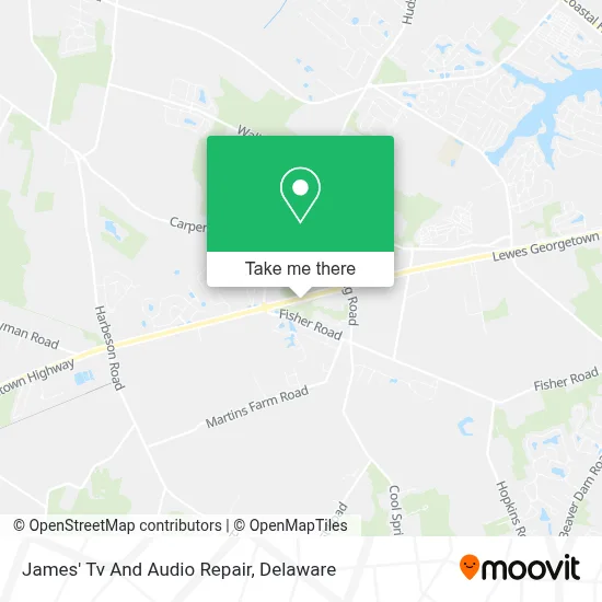 James' Tv And Audio Repair map