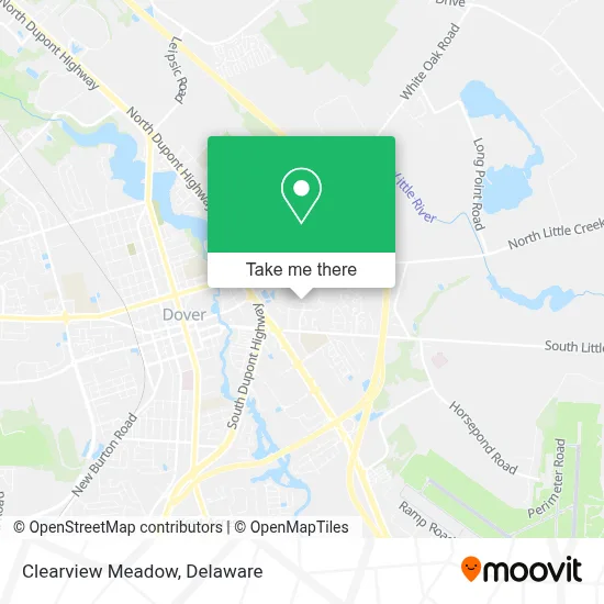 Clearview Meadow map