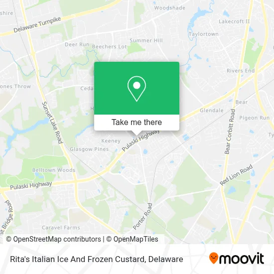 Rita's Italian Ice And Frozen Custard map