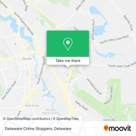 Delaware Crime Stoppers map