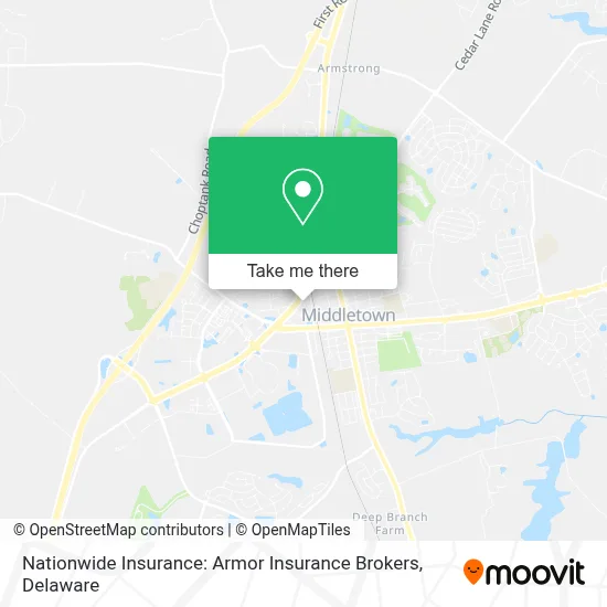 Nationwide Insurance: Armor Insurance Brokers map