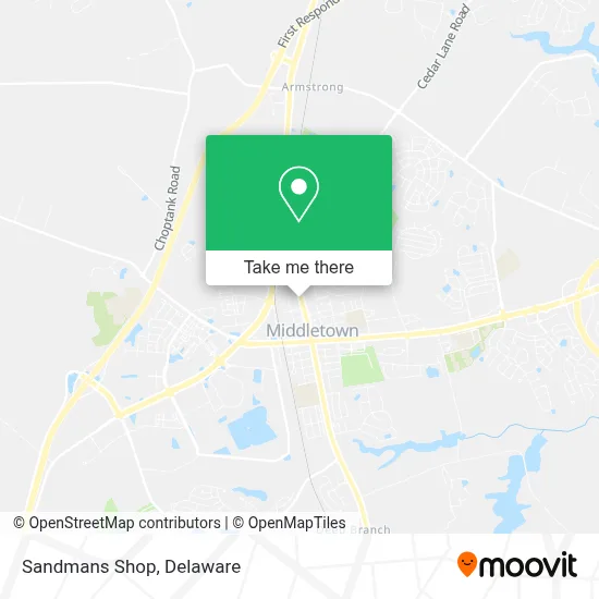 Sandmans Shop map