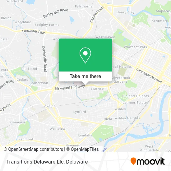 Transitions Delaware Llc map