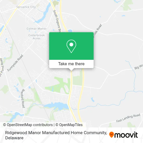 Ridgewood Manor Manufactured Home Community map