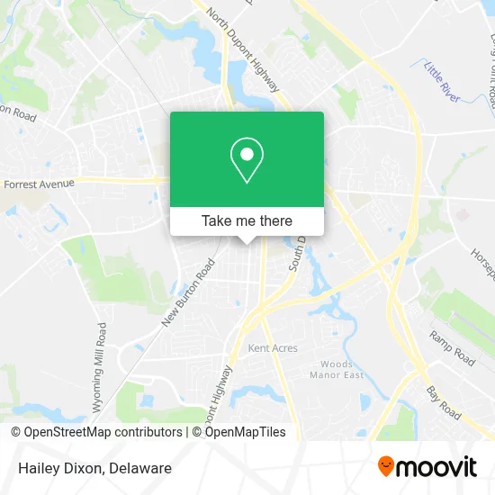 Hailey Dixon map