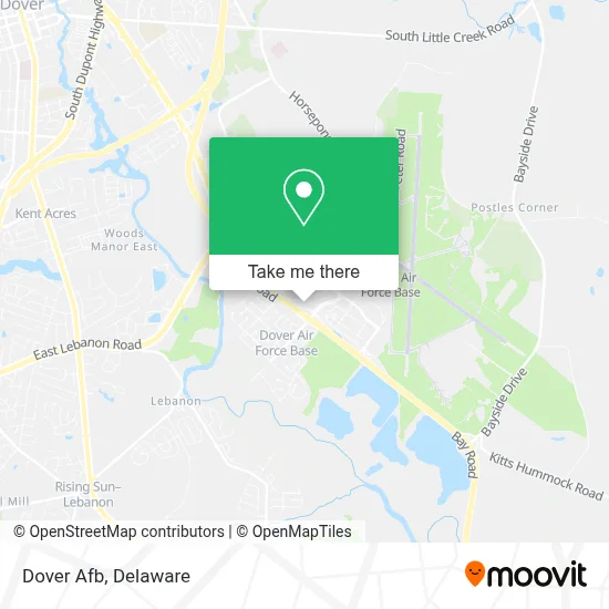 Dover Afb map