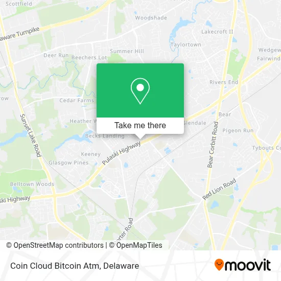 Coin Cloud Bitcoin Atm map