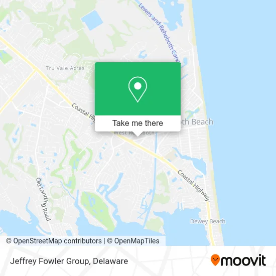 Jeffrey Fowler Group map