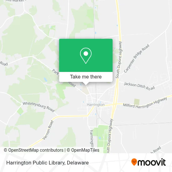 Harrington Public Library map