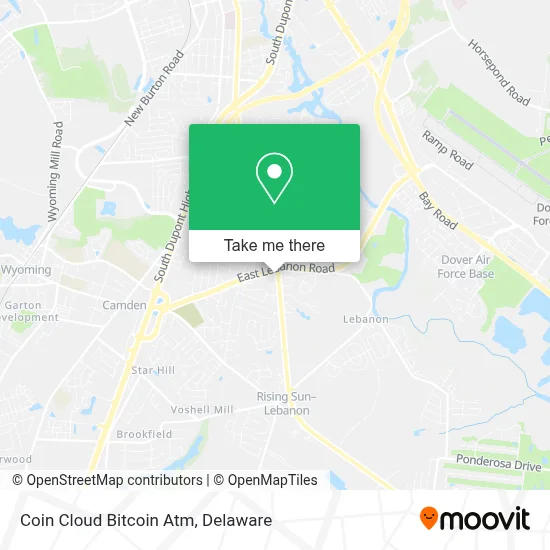 Coin Cloud Bitcoin Atm map