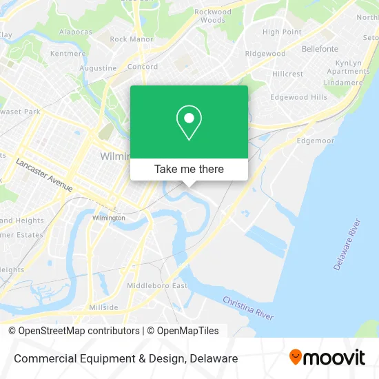 Commercial Equipment & Design map