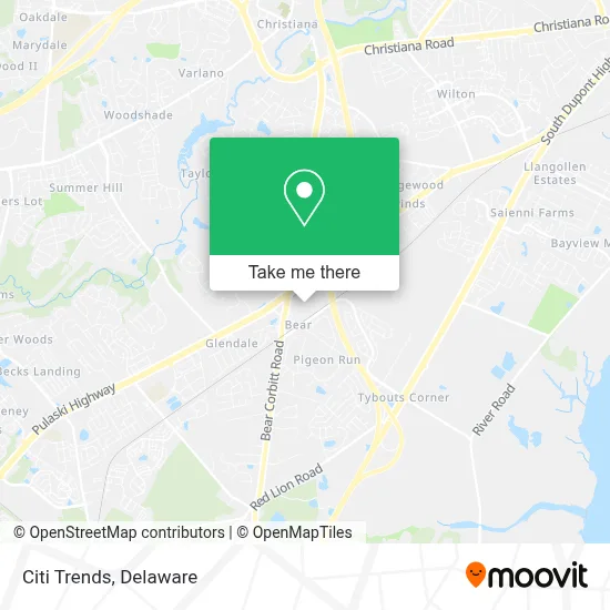 Citi Trends map